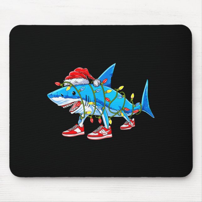 Brainrot Christmas Slang Gen Z Gen Alpha Meme Shar Mousepad (Vorne)