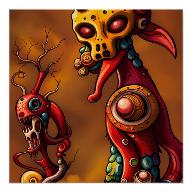 Brainrot - Ken Gage Surreal Art Poster (Vorderseite)