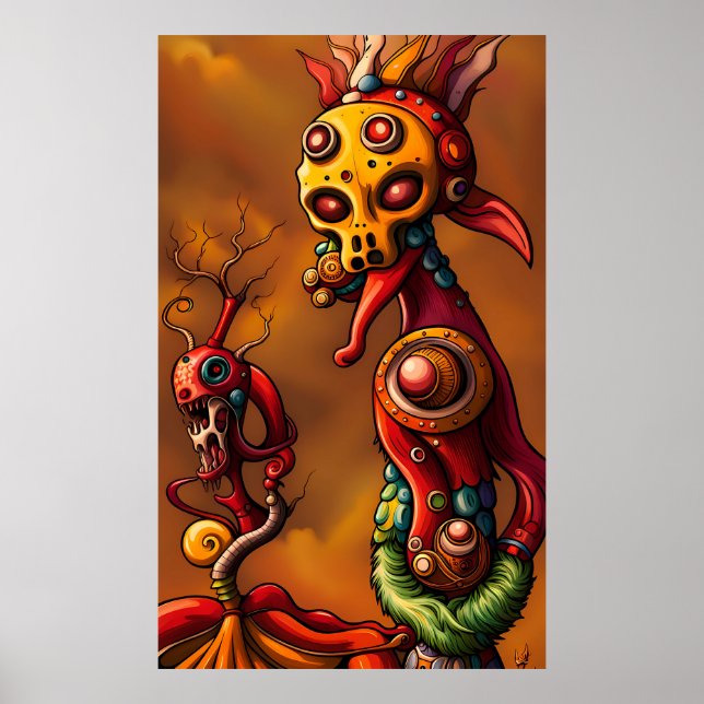 Brainrot - Ken Gage Surreal Art Poster (Vorne)