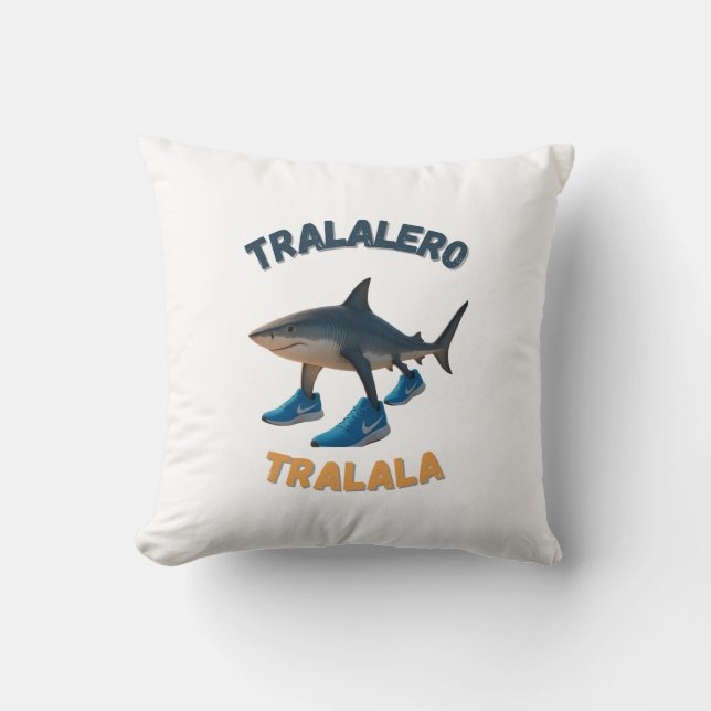 BrainRots TralaleroTralala |The Three-Legged Shark Kissen (Vorderseite)