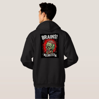Brains ! Mangez un Sweat - shirt à capuche frais