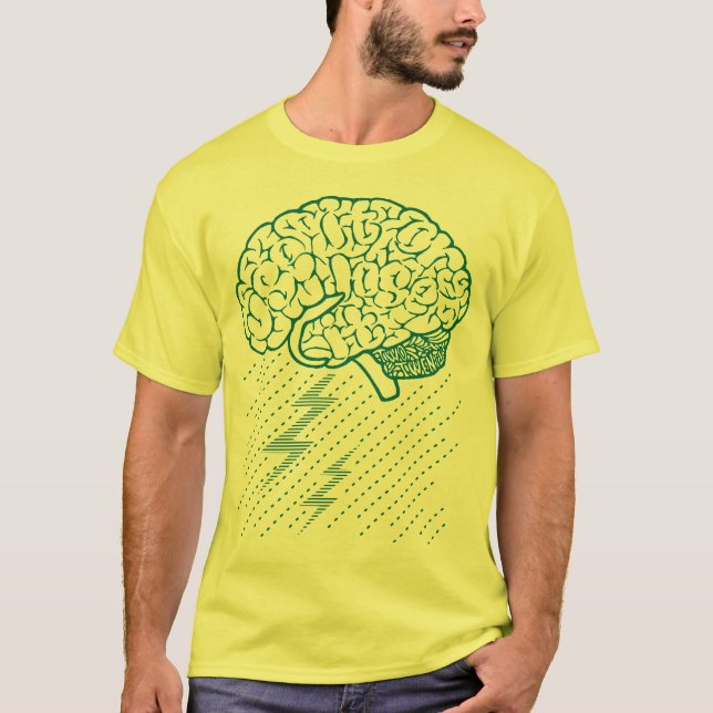 Brainstorm (Aquamarin) T-Shirt (Vorderseite)