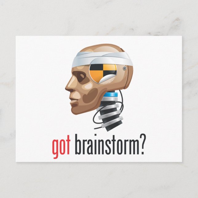 Brainstorm got? postkarte (Vorderseite)
