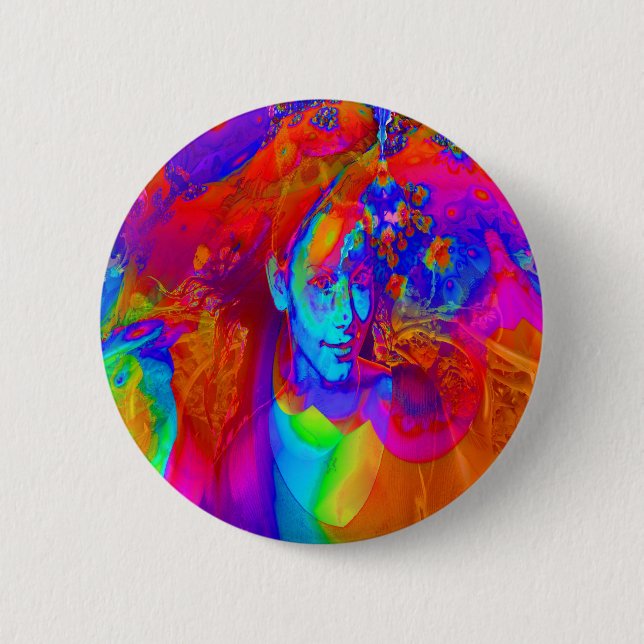 Brainstorm in Farbe Button (Vorderseite)