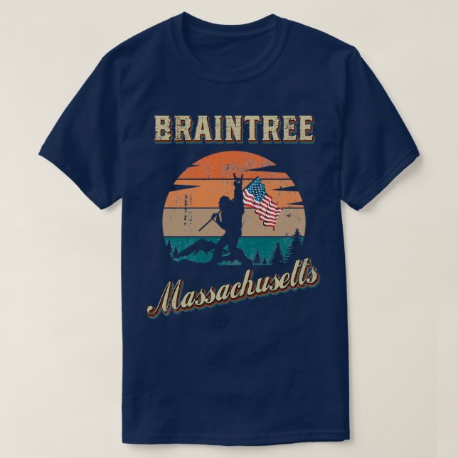 Braintree Massachusetts T-Shirt (Design vorne)