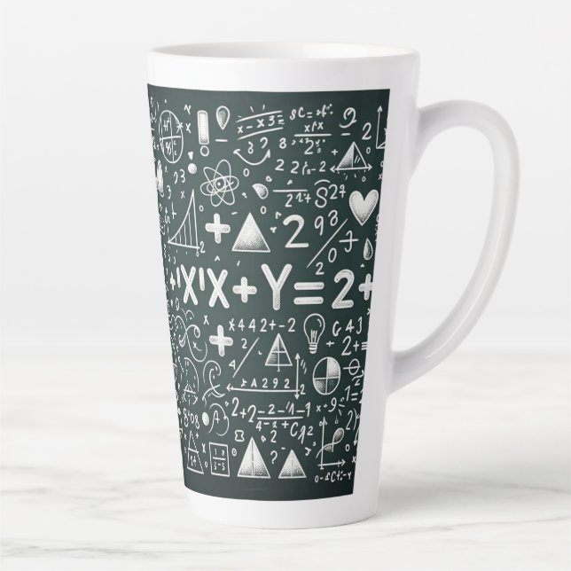 Brainy Brew Math Equations Milchtasse (Rechts)