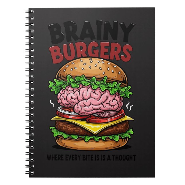 Brainy Burgers Notizblock (Vorderseite)