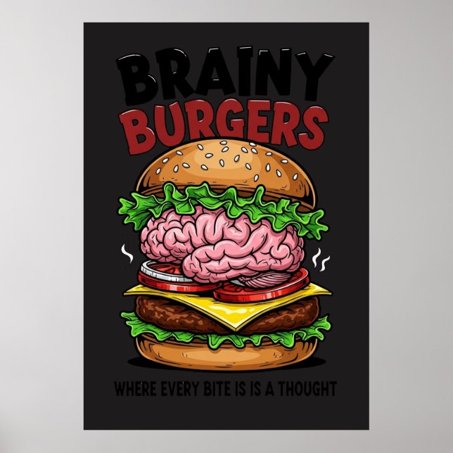 Brainy Burgers Poster (Vorne)