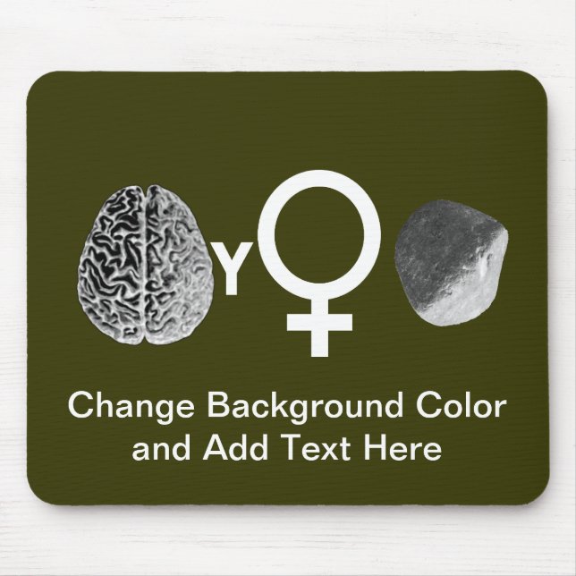 Brainy Girls Rock! Mousepad (Vorne)