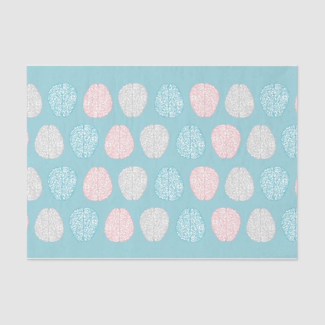 Brainy Pastel Pattern (Phantastische Pastelbranen) Seidenpapier (Vorderseite)