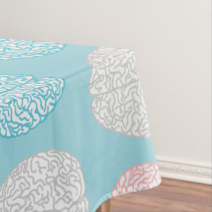 Brainy Pastellmuster (fantastische Pastellgehirne) Tischdecke