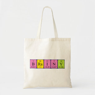 Brainy Periodenname Totbeutel Tragetasche