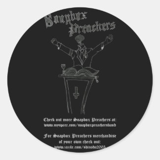 Brainy Preacher Sticker