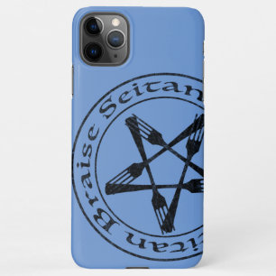 Braise Seitan Vegan Pentagram (dunkle Fassung) iPhone 11Pro Max Hülle