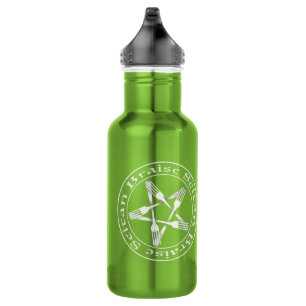 Braise Seitan Vegan Pentagram (Lichtversion) Edelstahlflasche