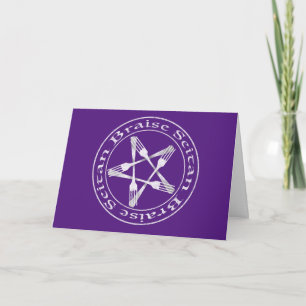 Braise Seitan Vegan Pentagram (Lichtversion) Karte