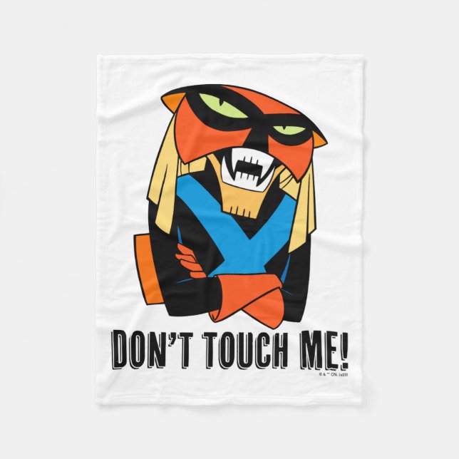 Brak Dont Touch Me  Fleecedecke (Vorderseite)
