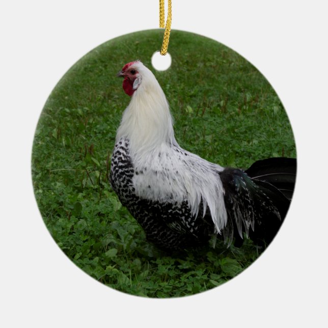 Brakel Hahn Keramik Ornament (Vorne)