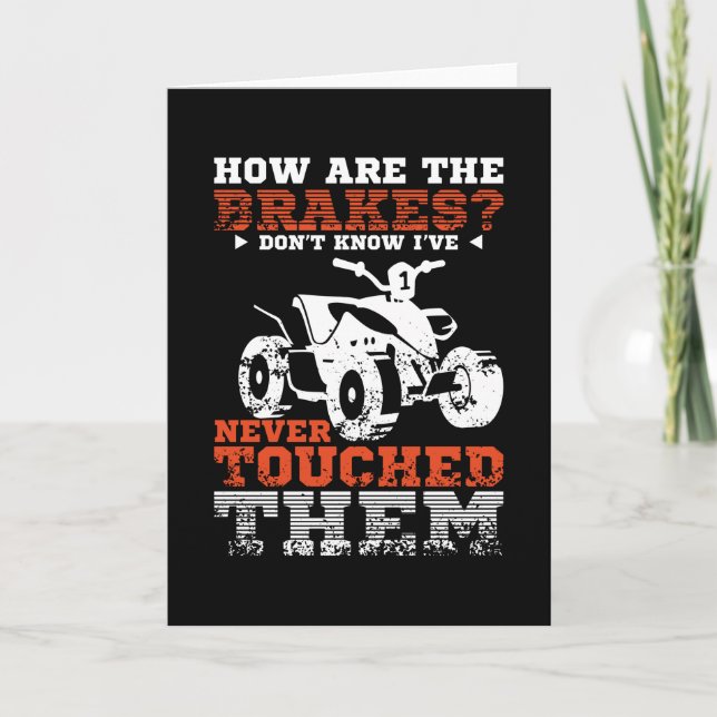 Brakes Quad Atv Karte (Vorderseite)