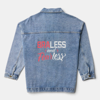 Brallose Ausdrücke, die für Erwachsene keinen Stem Jeansjacke