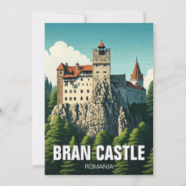 Bran Castle Rumänien Feiertagskarte