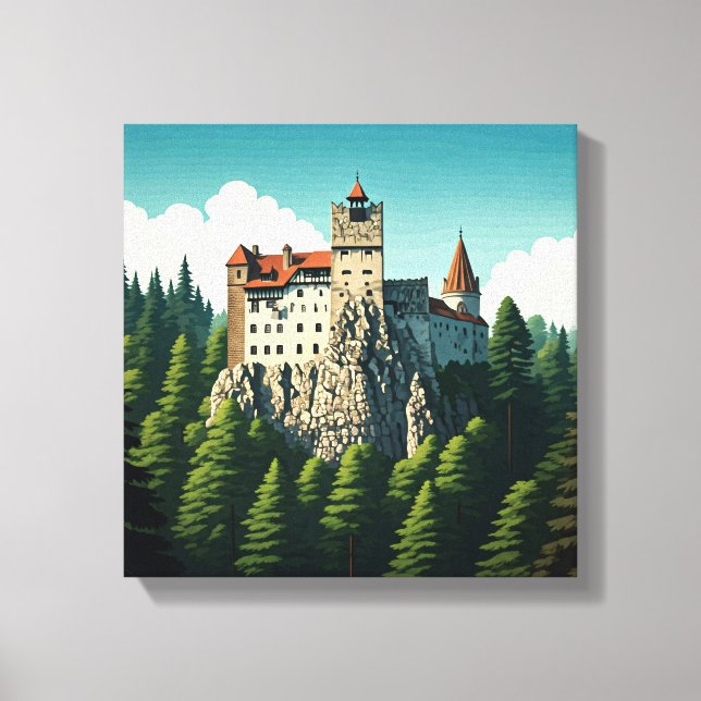 Bran Castle Rumänien Leinwanddruck (Vorderseite)