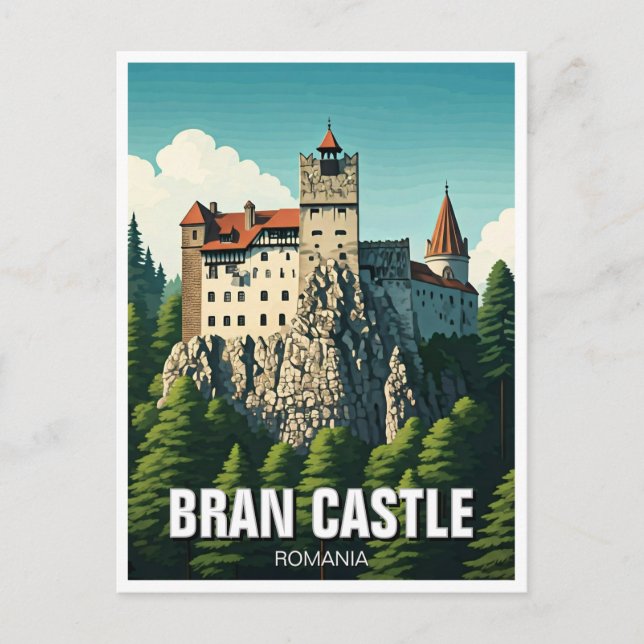 Bran Castle Rumänien Postkarte (Vorderseite)