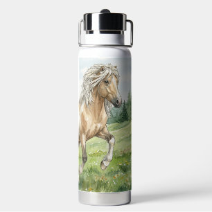 Brana Pinto Palomino Isländische Aquarellmalerei Trinkflasche