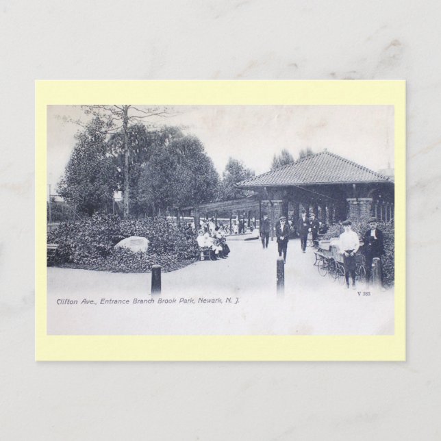 Branch Brook Park, Newark, New Jersey Vintag Postkarte (Vorderseite)