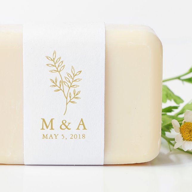 Branch Rustic Rubber Briefmarke Wedding Monogram Gummistempel (Von Creator hochgeladen)