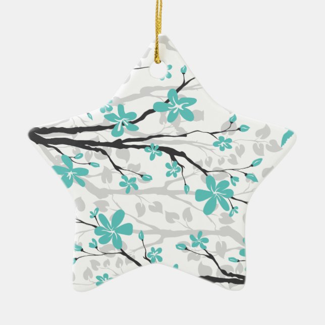Branche de Magnolia et fleurs ornement personnalis (Devant)