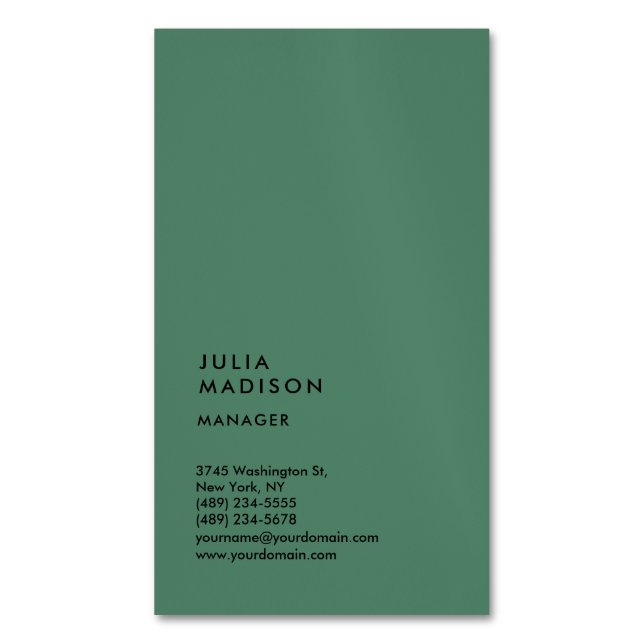 Branchenberater Magnetische Visitenkarte (Vorderseite Vertikal)