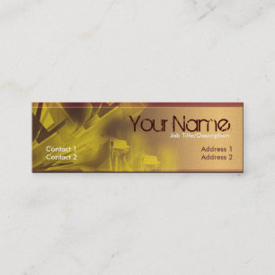 Branchengrunge Mini Business Card Visitenkarte