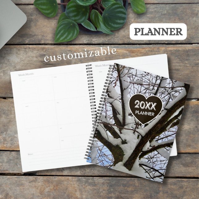 Branches à neige blanche personnalisées Arbre Phot (Créateur téléchargé)