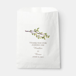 Branches brossées Mariage Favor Sacs
