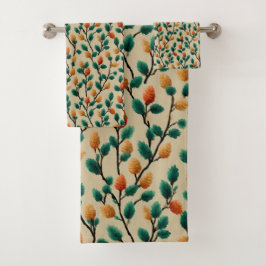 Branches colorées en Pinecone d'hiver