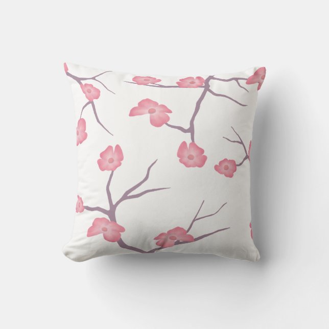 Branches de Cerisier Coussin (Recto)
