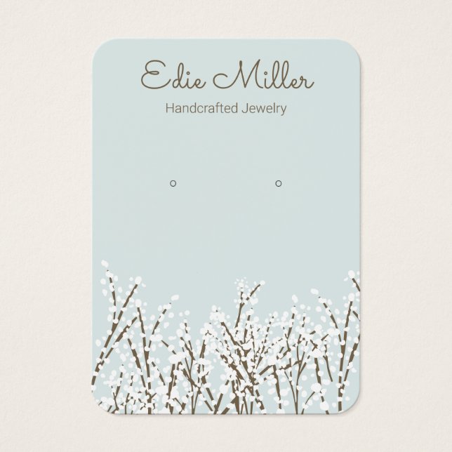 Branches d'hiver de vacances à l'écoute des bijoux (Devant)