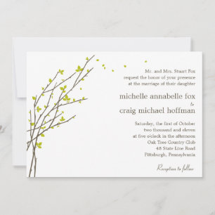 Branches florissantes Faire-part de mariage - Chau