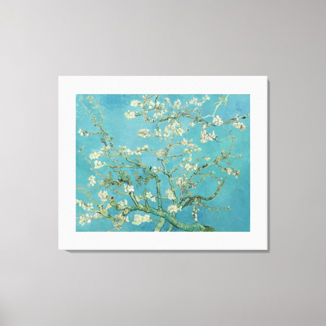 Branches_W_Almond_Blossoms_Vincent_van_Gogh_1890 Leinwanddruck (Vorderseite)