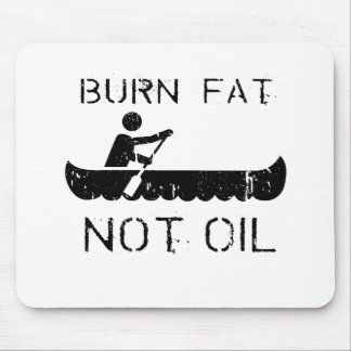 BRAND-FAT. NICHT ÖL. (CANOEING) MOUSEPAD