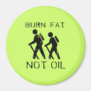 BRAND-FAT. NICHT ÖL. (WANDERN) MAGNET