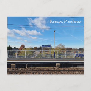 Brand, Manchester Postkarte