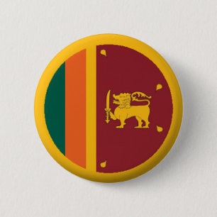 BRAND NEU! - SRI LANKA BUTTON BACK ABZEICHEN