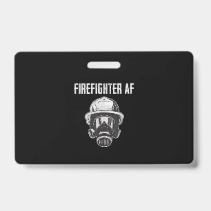 BrandbekämpfungsAF Gasmaske Funny Firefighter Ausweis