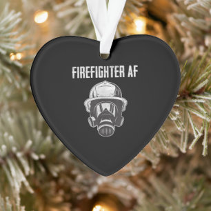 BrandbekämpfungsAF Gasmaske Funny Firefighter Ornament
