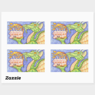 BRANDBRÜTTERKANDLAGE RECHTECKIGER AUFKLEBER