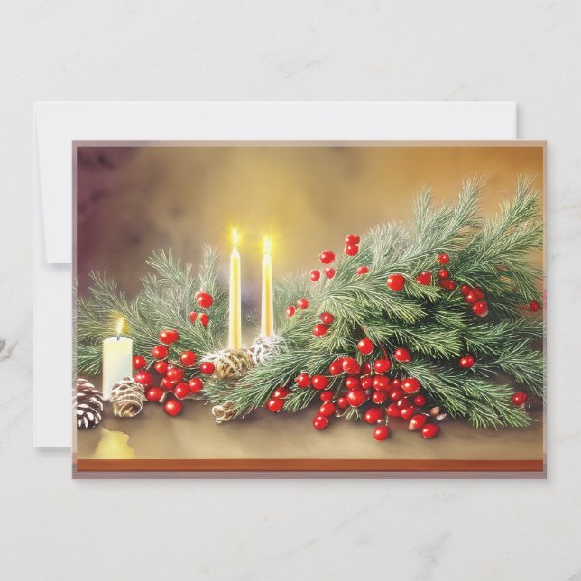 Brände und Kerzen Weihnachten (Vorderseite)