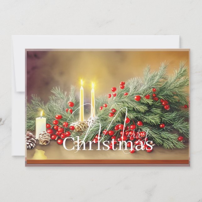 Brände und Kerzen Weihnachten (Vorderseite)