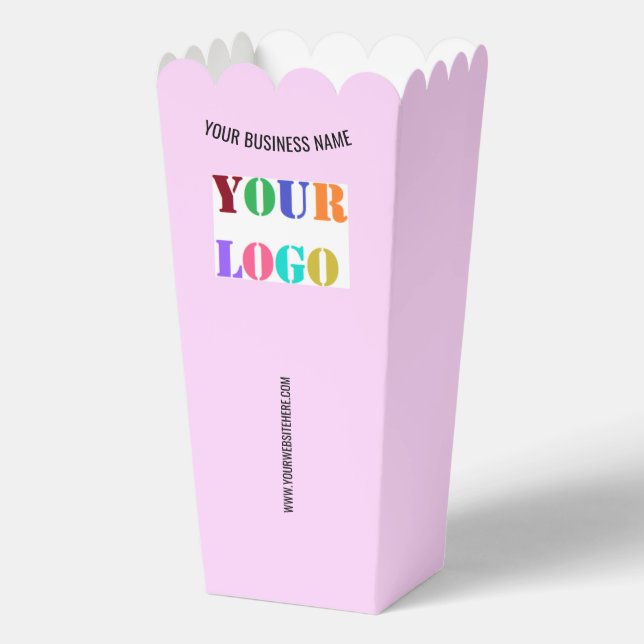 Branded Promotional Business Popcorn Boxes Example Geschenkschachtel (Vorderseite)